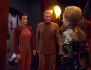 Kira, Odo, and Tiron