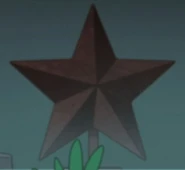 A "lone star" symbol of Texas