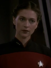 Captain (hier als Commander) Erika Benteen.