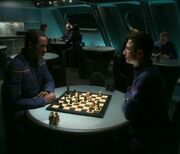 Malcolm and Travis play chess