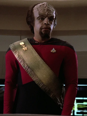 Lieutenant Junior Grade Worf in 2364