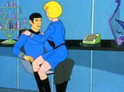 Chapel on Spock's lap