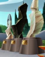 Corazonian sculptures