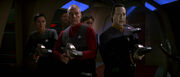 Picard and Data hunt Borg