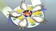 Klowahkan oysters with grubfruit mignonette