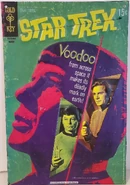 Open Road Brands The Voodoo Planet tin sign.jpg (823 KB) Embossed tin of Gold Key's Star Trek #7