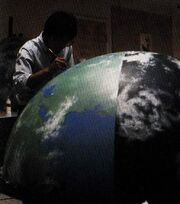 Earth Studio model prepared by ILM staffer Frank Ordaz