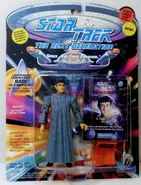 Data as Romulan figure