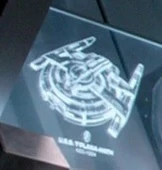 Memorial wall aboard Discovery