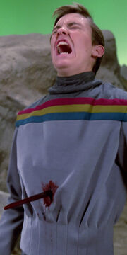 Wesley Crusher stabbed, 2364