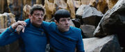 McCoy helps Spock on Altamid