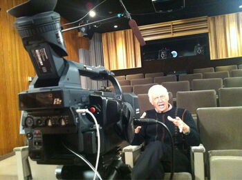 Cox being interviewed for the TNG Blu-rays in 2013