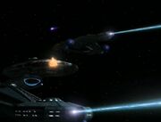 USS Voyager against Annorax