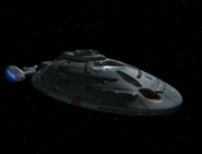 USS Voyager with ablative generators equipped