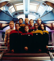 Voyager Cast with Kes