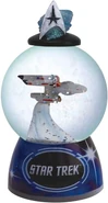 USS Enterprise Sparkler Snow Globe