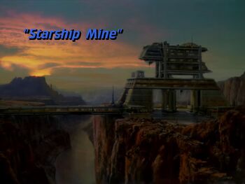 6x18 Starship Mine title card