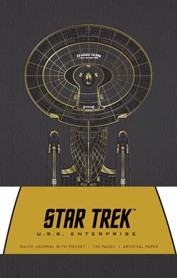 Star Trek Hardcover Ruled Journal: U.S.S. Enterprise
