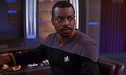 Geordi at the helm