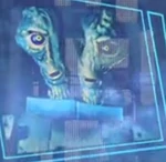 Two Headed Alien in advertisement