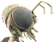 One of John Teska's early renders of a Xindi-Insectoid head