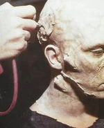 Bradley Look airbrushes Borg drone actor.jpg (26 KB) The edges of the appliance are airbrushed