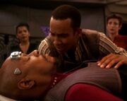 Jake and Benjamin Sisko in Rapture