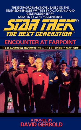 Encounter at Farpoint novelization cover