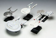 F-Toys Star Trek partial set promo shot