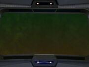 Fluidic space on Voyager's viewscreen