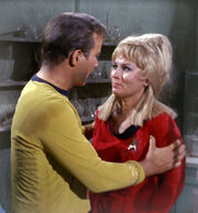 Kirk comforts Rand