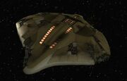 Illyrian starship (aft)