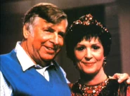 Gene und Majel, … (als Lwaxana Troi) …