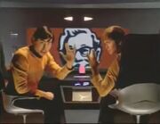 Sulu and Chekov order KFC