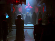Worf in Great Hall, 2366
