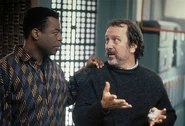 Burton and Curry, Second Chances.jpg (434 KB) 1993: Discussing a scene with Director LeVar Burton TNG: "Second Chances"