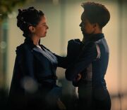 Amanda Grayson and Michael Burnham, 2257