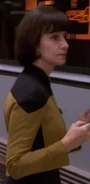 Ops officer TNG: "Realm Of Fear", "Relics" (uncredited)