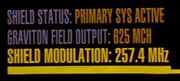 USS Enterprise-D shield data