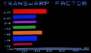 Transwarp factor display