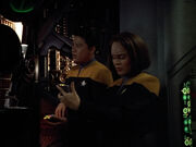 Harry Kim and B'Elanna Torres, 2374