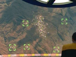 A scan of the city from above