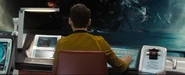 Constitution navigation station (alternate reality).jpg (129 KB) Chekov at the navigation console on the alternate Enterprise