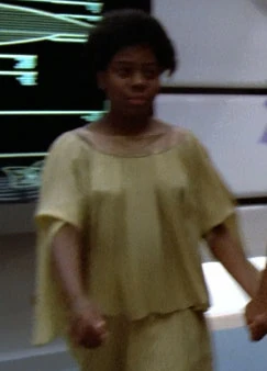 In a corridor/At the Farpoint Station mall Played by an unknown actress (TNG: "Encounter at Farpoint")