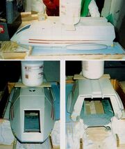 Galileo type shuttlecraft 2.5 studio model nearing completion