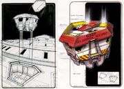 Sovereign type escape pod design by John Eaves