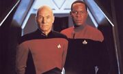 Picard and Sisko