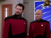 Riker and Picard on Angosia III