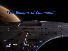 3x02 The Ensigns of Command title card