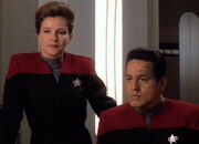 Janeway and Chakotay